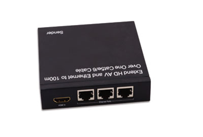 Extender HDMI Full HD con Switch Lan 1.2a su cavo CAT6 100 mt. - Clicca l'immagine per chiudere